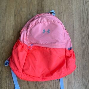 Under Armour Coral and Light Pink Backpack